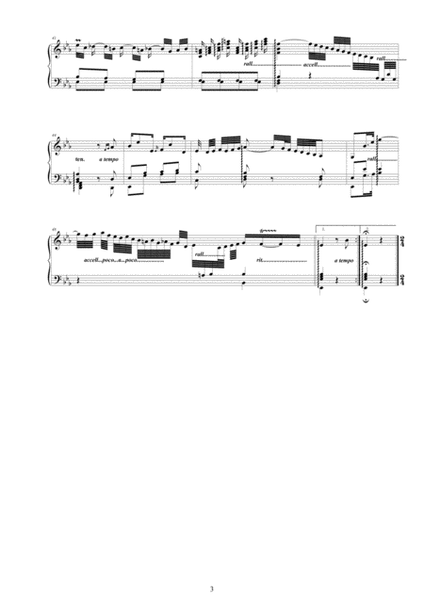 Platti - Harpsichord (or Piano) Sonata in E flat major CSPla2 - Complete score image number null