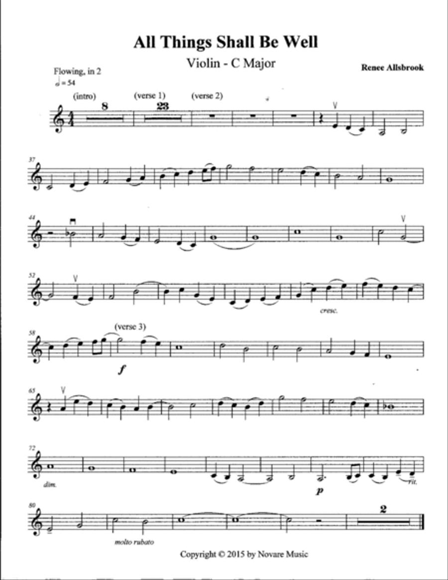 All Things Shall Be Well Small Ensemble scores gallery preview page 4