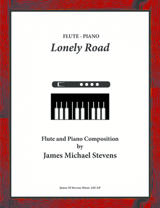 Book cover for Lonely Road - Flute & Piano