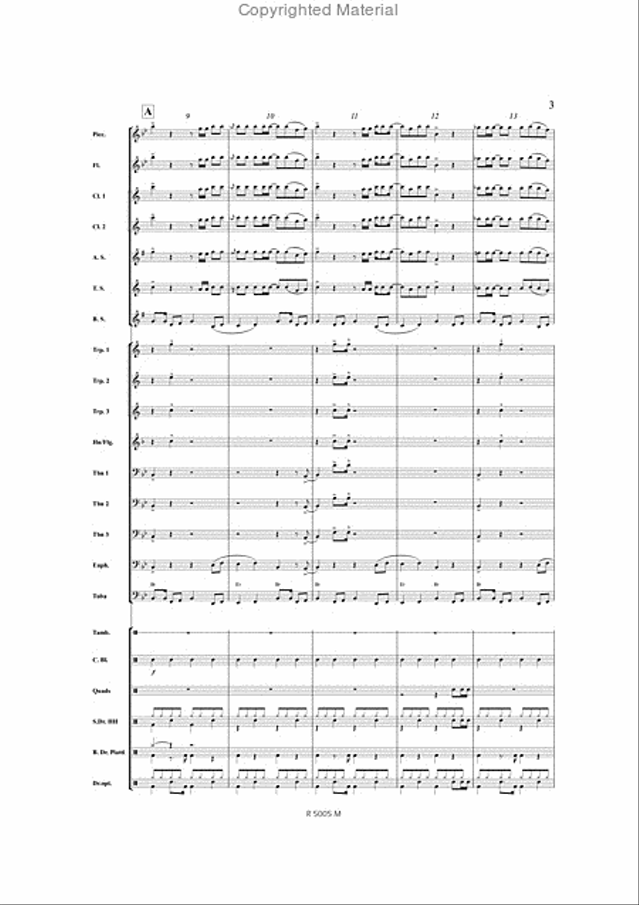 Think Think Marching Band scores gallery preview page 4