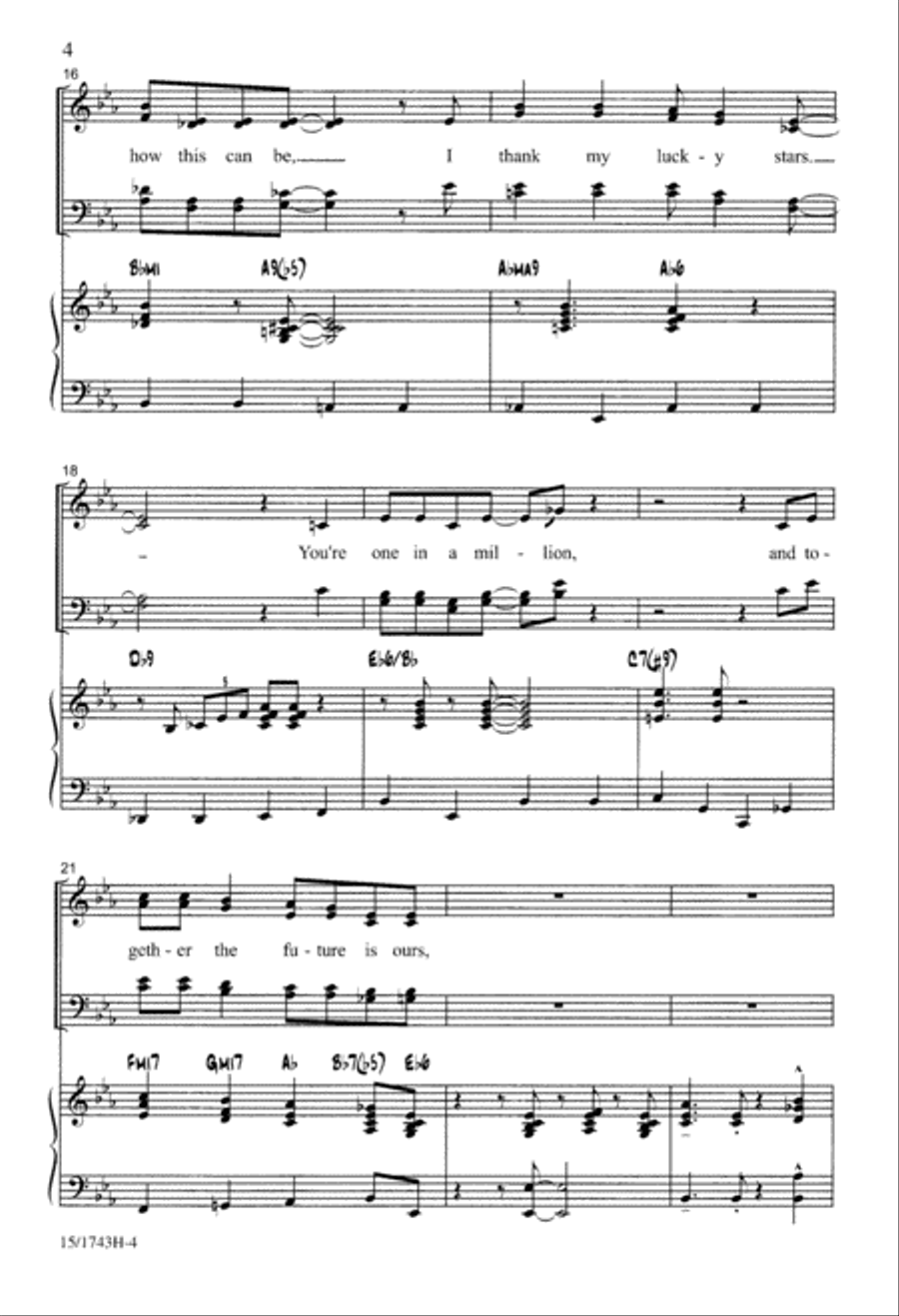 One in a Million One in a Million 4-Part scores gallery preview page 5