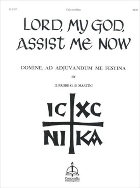 Lord My God, Assist Me Now - Cello/Bass