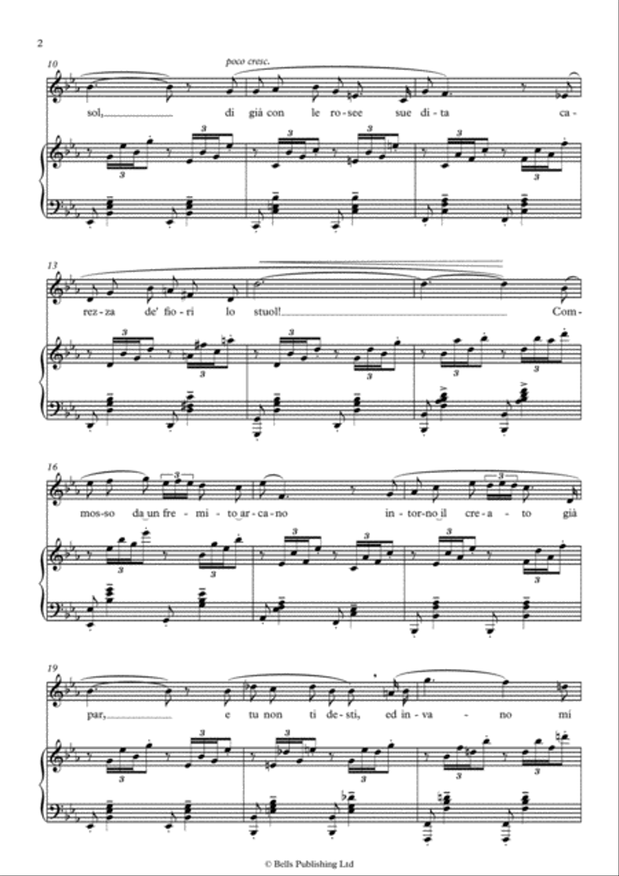 Mattinata (E-flat Major) Voice Solo scores gallery preview page 2