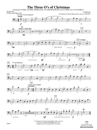 The Three O's of Christmas: (wp) B-flat Tuba B.C.