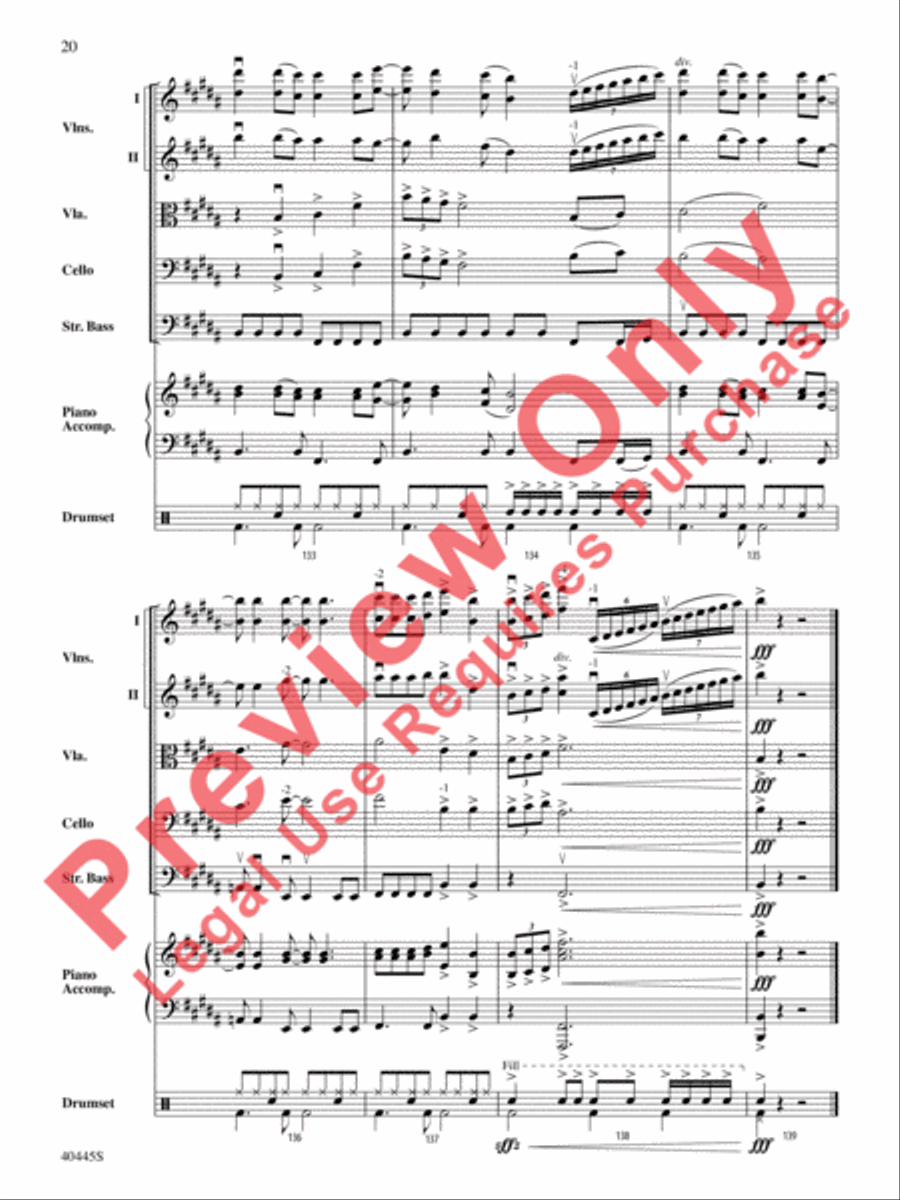 The Rolling Stones on Tour String Orchestra scores gallery preview page 21