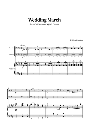 Felix Mendelssohn - Wedding March (D major) (for Bassoon Duet)