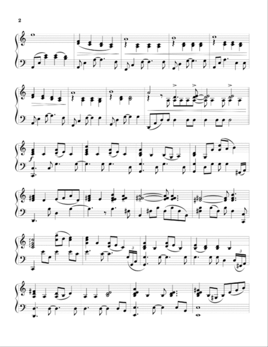Lake of Dream Piano Solo scores gallery preview page 2