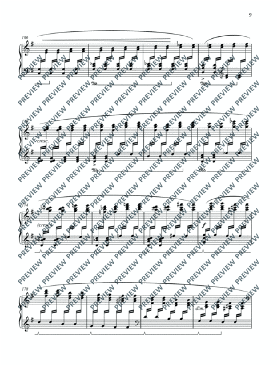 Papillon Piano Solo scores gallery preview page 12