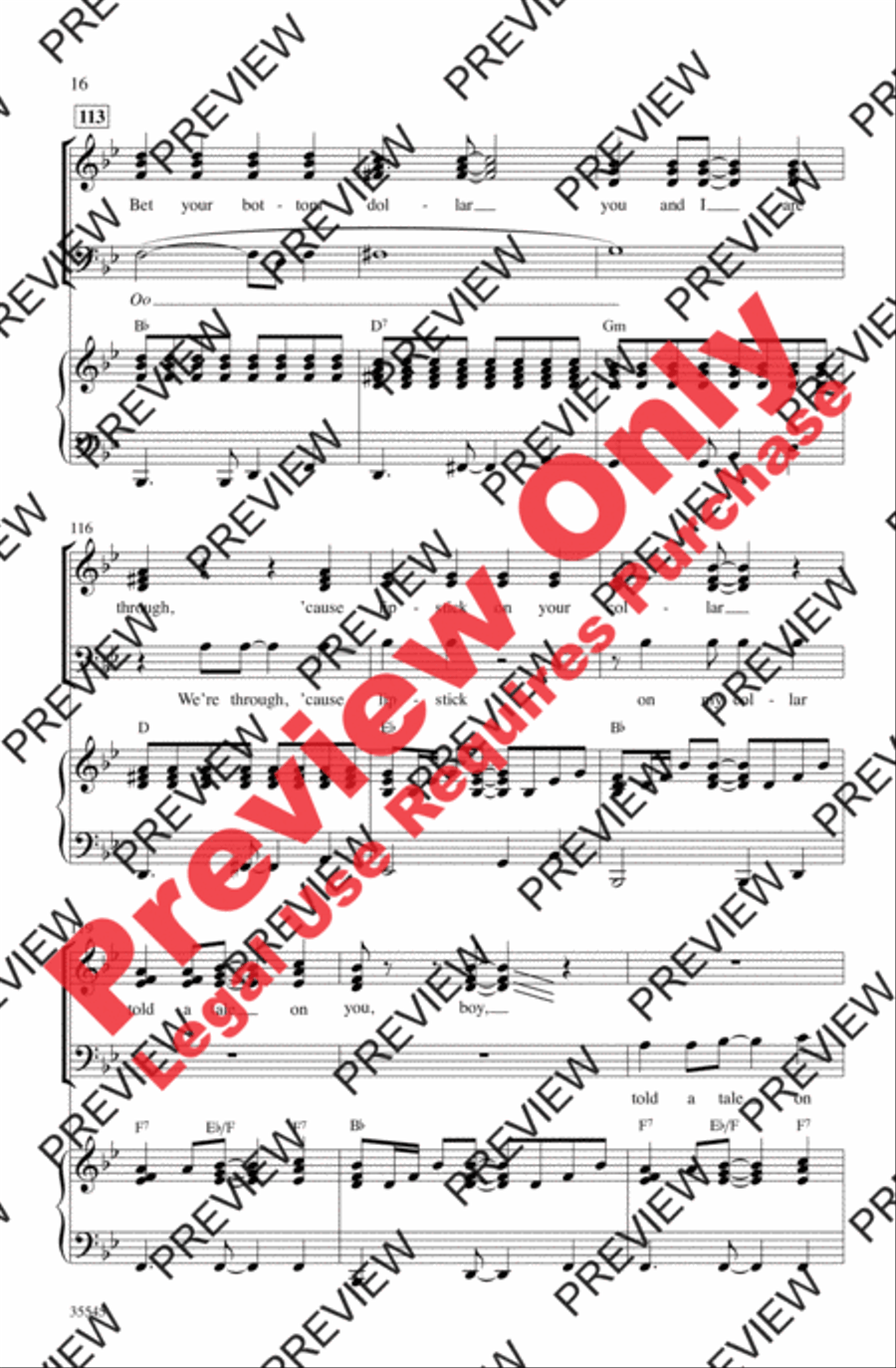 We Love the '50s We Love the '50s 3-Part scores gallery preview page 16