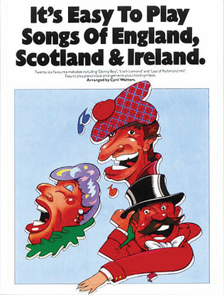Book cover for It's Easy to Play Songs of England, Scotland and Ireland
