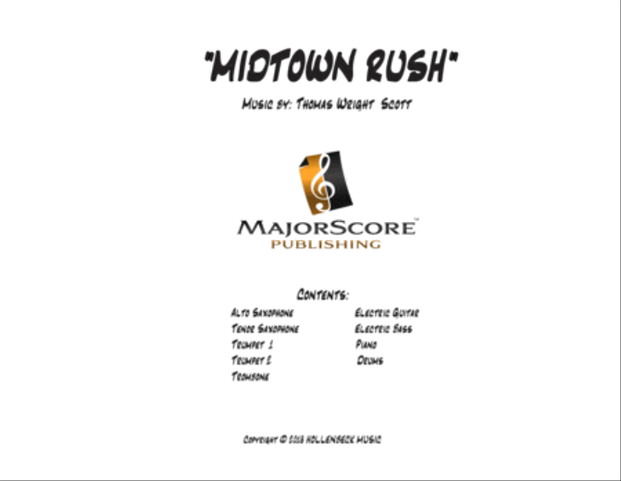 Midtown Rush Jazz Ensemble scores gallery preview page 1