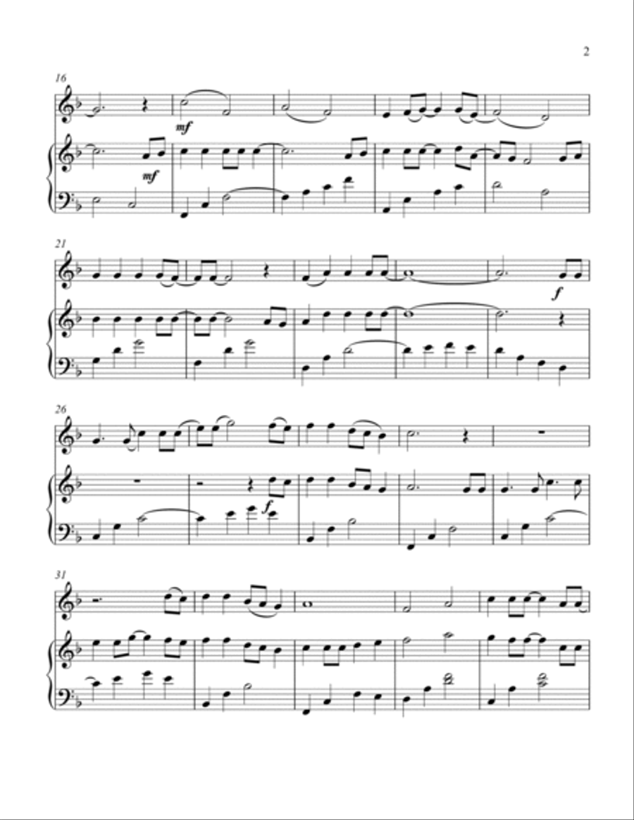 God Bless The U.S.A. String Duet scores gallery preview page 3