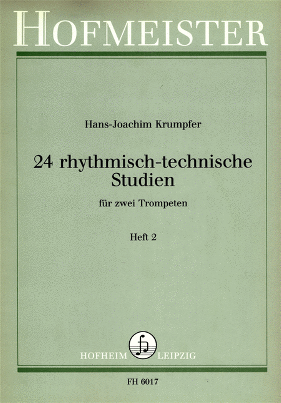 24 rhythmisch-technische Studien, Heft 2 Trumpet scores gallery preview page 1