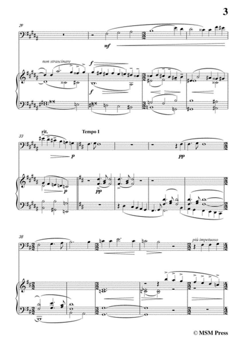 Mahler-Um Mitternacht, for Cello and Piano image number null