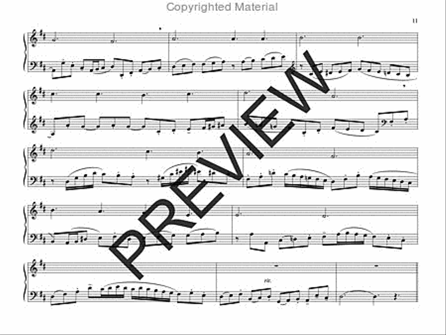 Variations on a Polish Hymn for Organ Organ Solo scores gallery preview page 10
