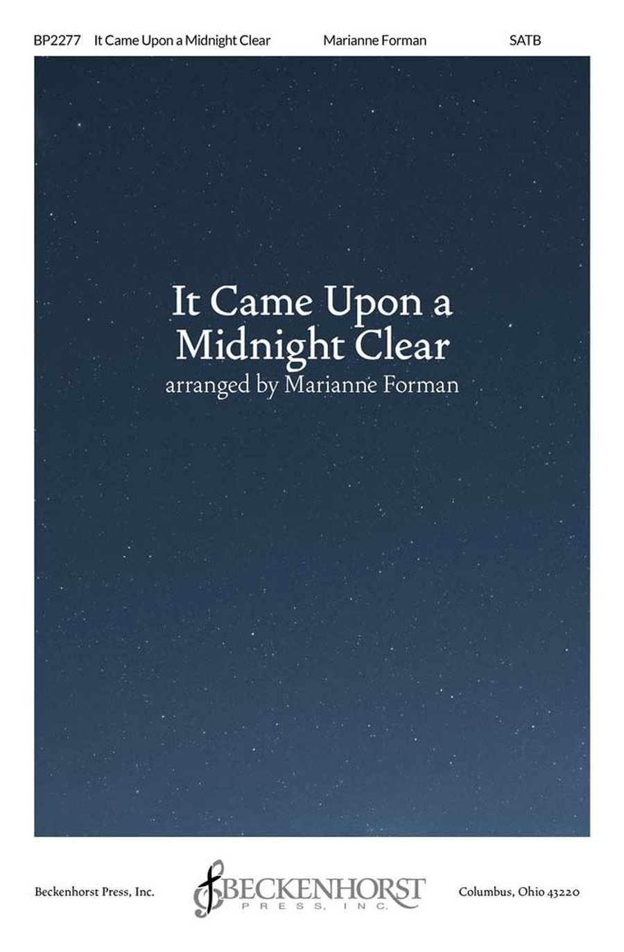It Came Upon a Midnight Clear 4-Part scores gallery preview page 1