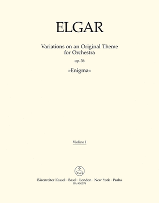 Variations on an Original Theme for Orchestra op. 36 'Enigma'