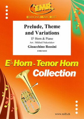 Book cover for Prelude, Theme and Variations