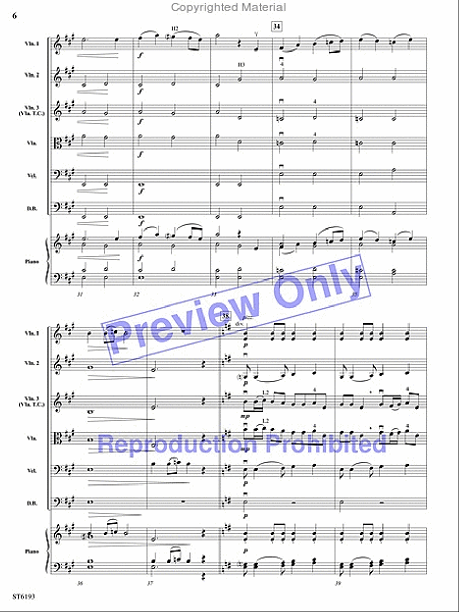 1812 Overture String Orchestra scores gallery preview page 5
