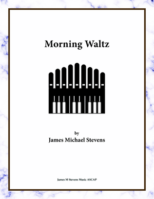 Book cover for Morning Waltz - Organ Solo
