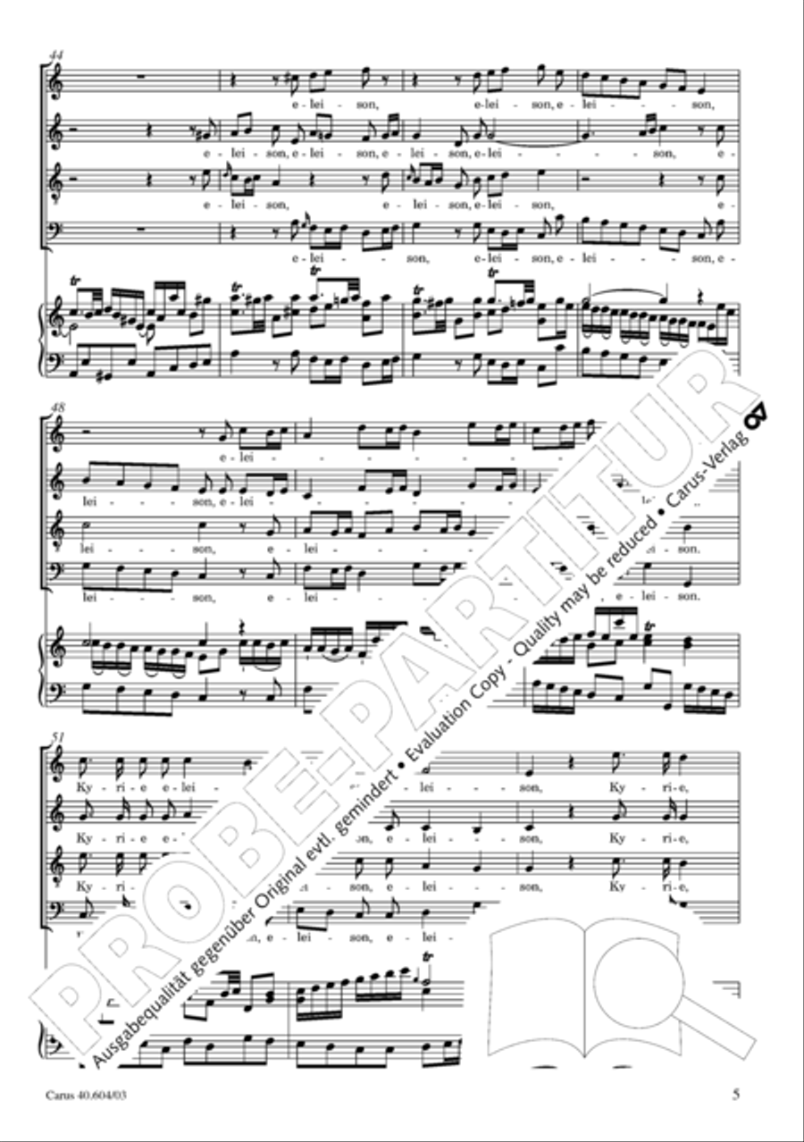Grosse Mariazeller Messe in C 4-Part scores gallery preview page 14