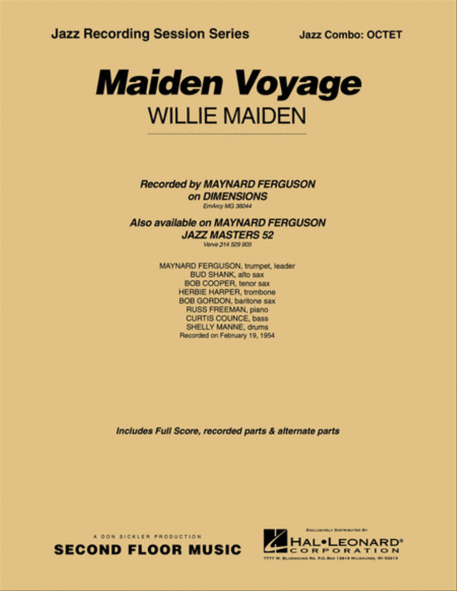 Maiden Voyage Jazz Ensemble scores gallery preview page 1