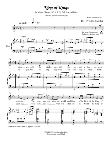 King of Kings - SATB image number null