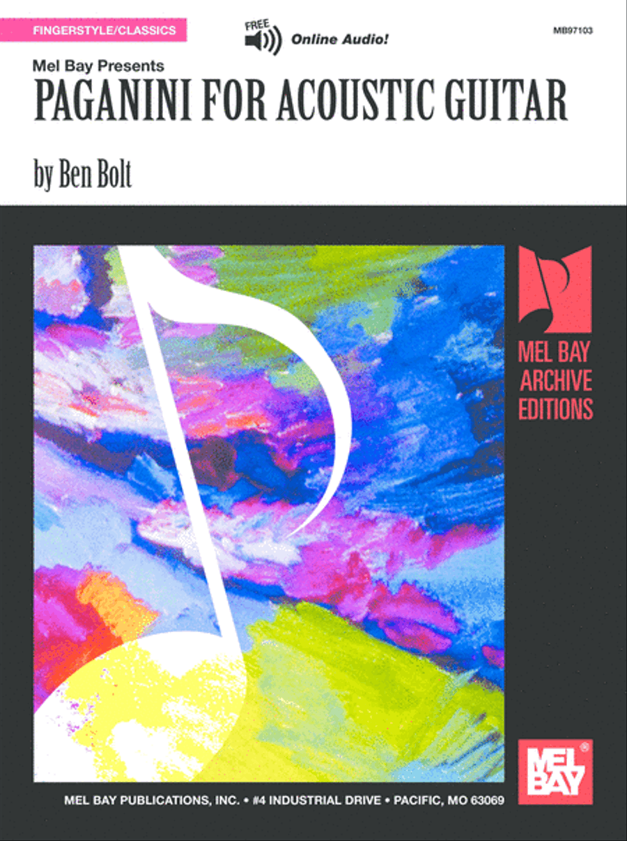 Paganini for Acoustic Guitar Acoustic Guitar scores gallery preview page 1
