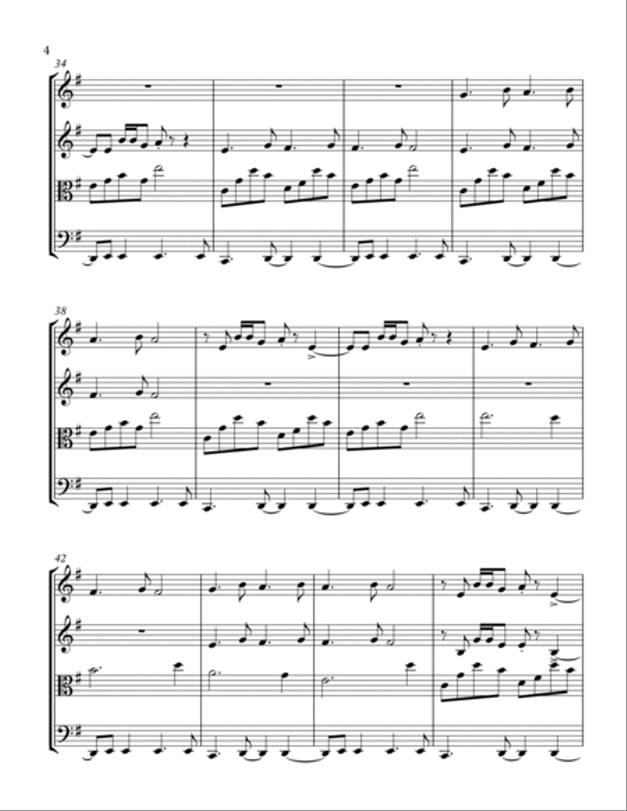Yosemite String Quartet scores gallery preview page 4