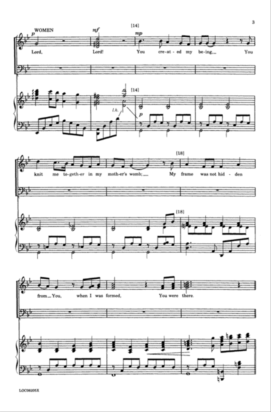 Creator God Creator God 4-Part scores gallery preview page 3
