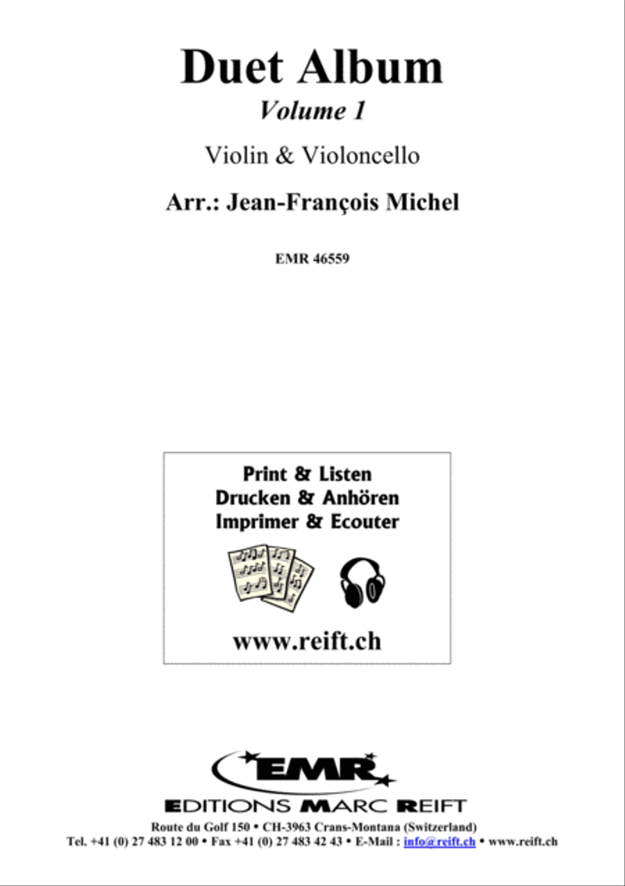 Duet Album Vol. 1 Cello scores gallery preview page 2
