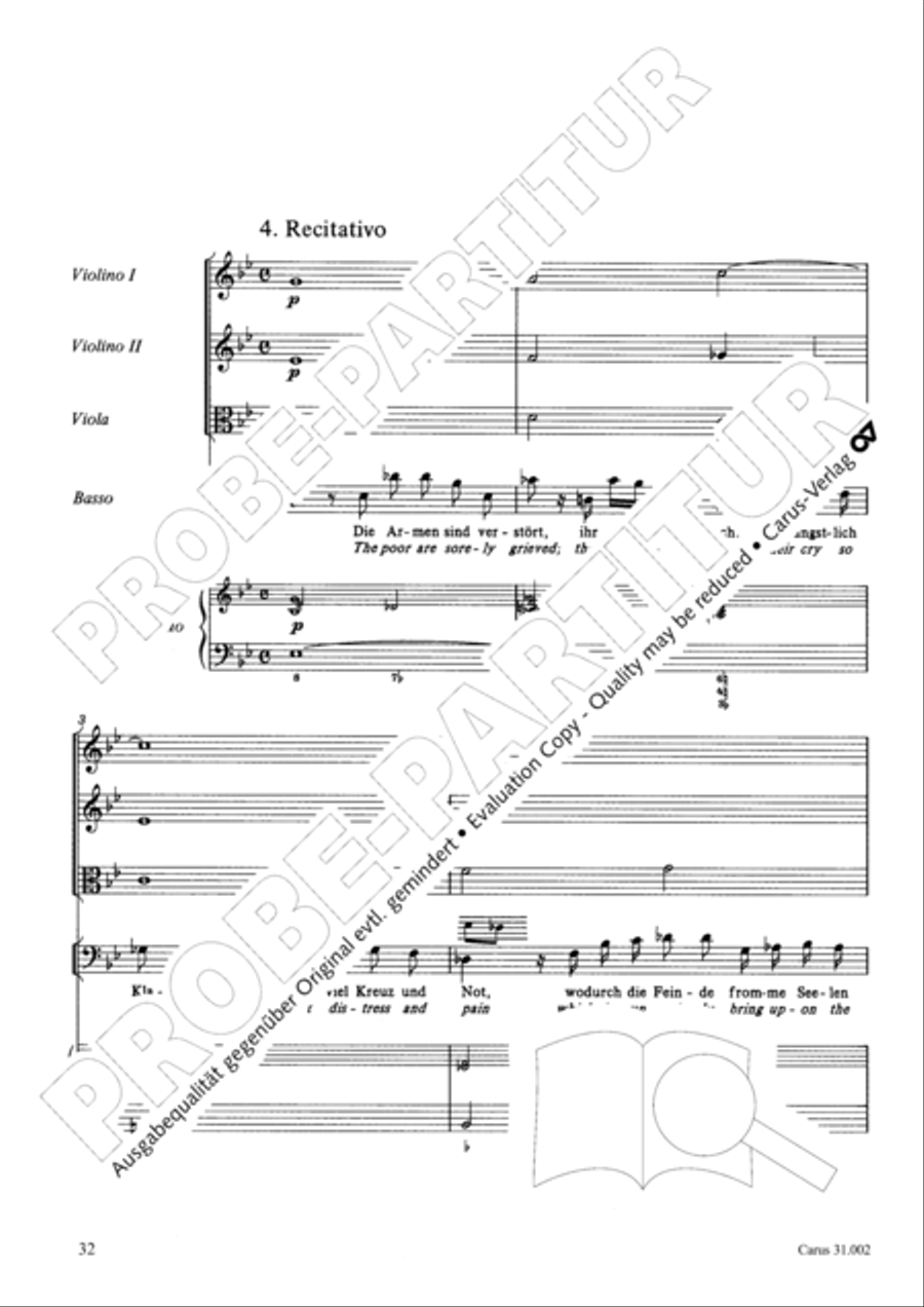 O God, from heaven look on us (Ach Gott, vom Himmel sieh darein) ATB scores gallery preview page 33