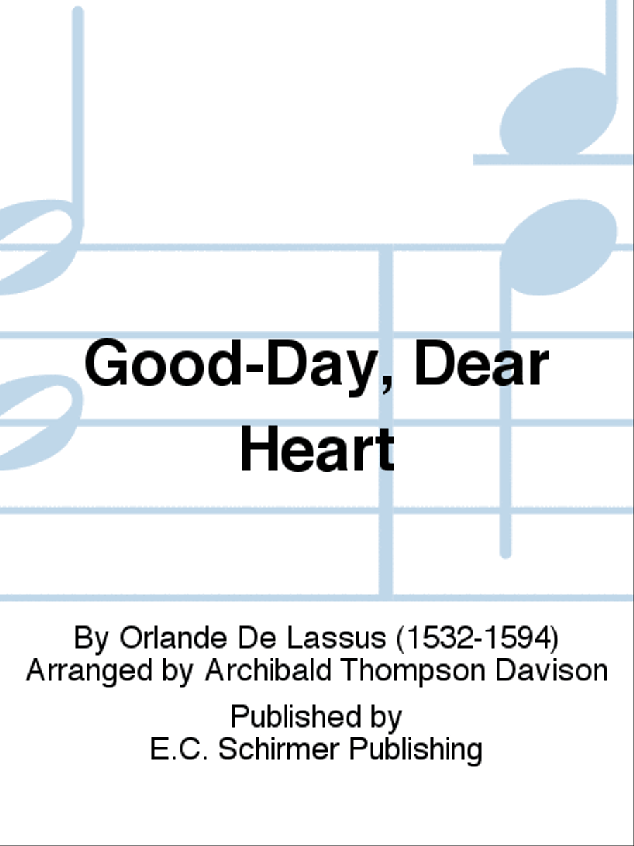 Good-Day, Dear Heart TTBB scores gallery preview page 1
