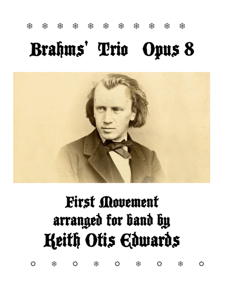 Brahms' Trio, Opus 8 for Band, First Movement image number null