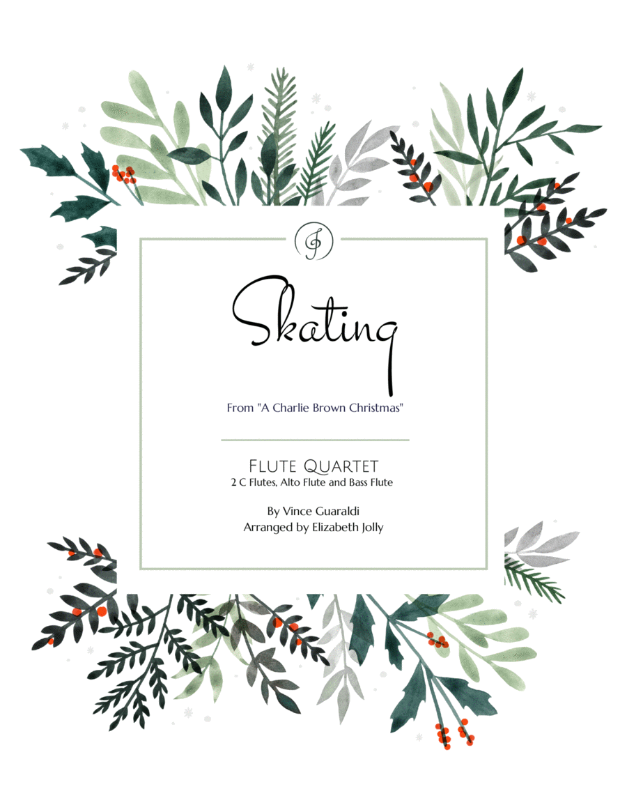 Skating Woodwind Quartet scores gallery preview page 1