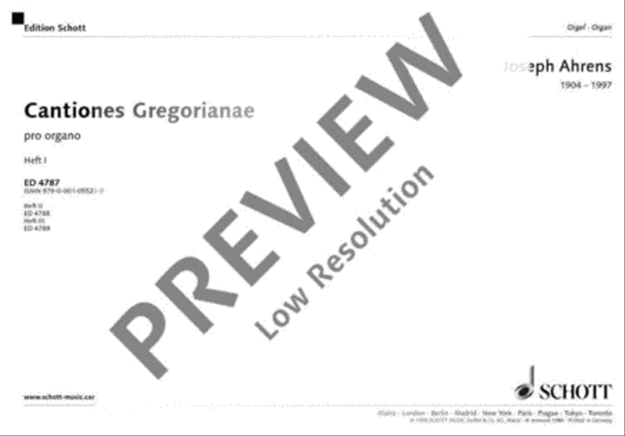 Cantiones Gregorianae pro organo Organ scores gallery preview page 2