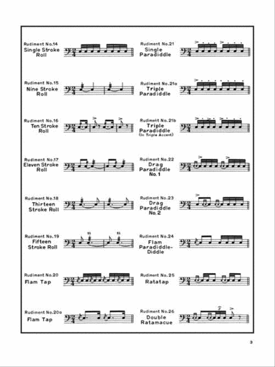 Reviewing The Rudiments Snare Drum scores gallery preview page 4