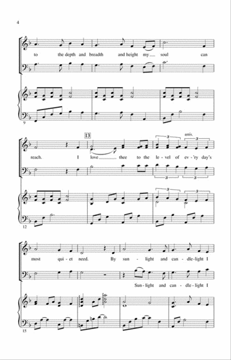How Do I Love Thee? 3-Part scores gallery preview page 3