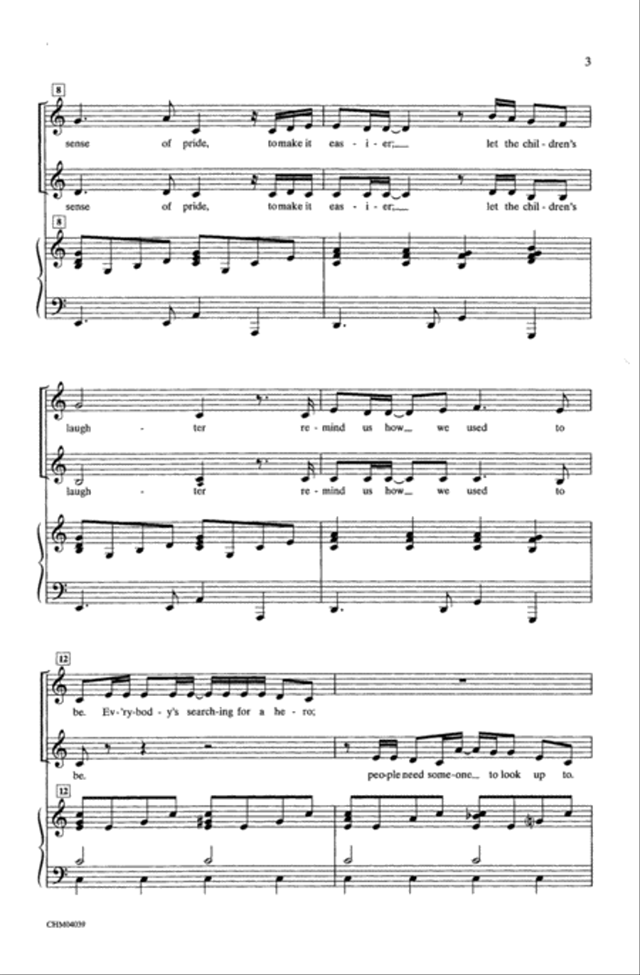 The Greatest Love of All The Greatest Love of All Choir scores gallery preview page 2