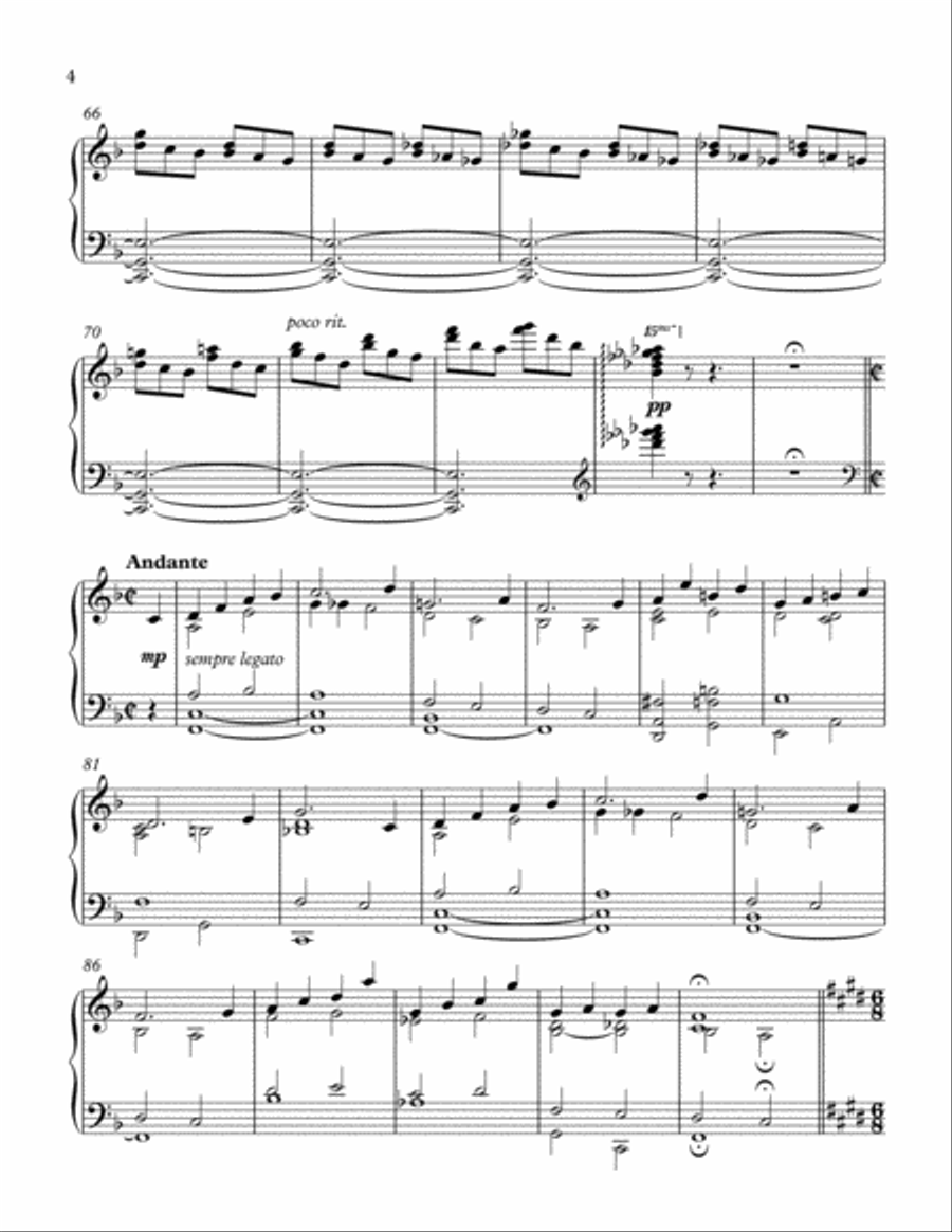 Ballade Piano Solo scores gallery preview page 4
