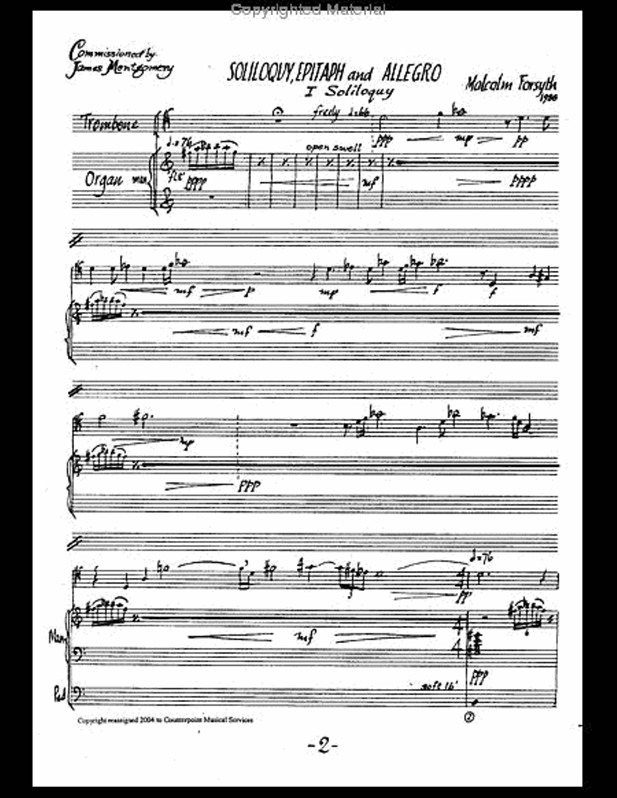 Abendlied, Op. 69, No. 3 Abendlied, Op. 69, No. 3 Trombone scores gallery preview page 2