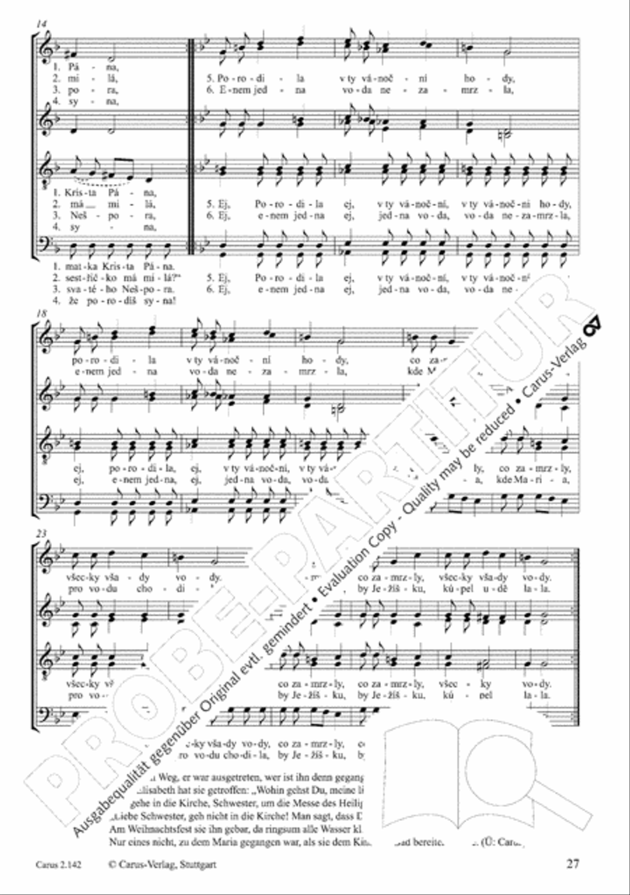 Christmas Carols of the World. Choral collection 4-Part scores gallery preview page 28