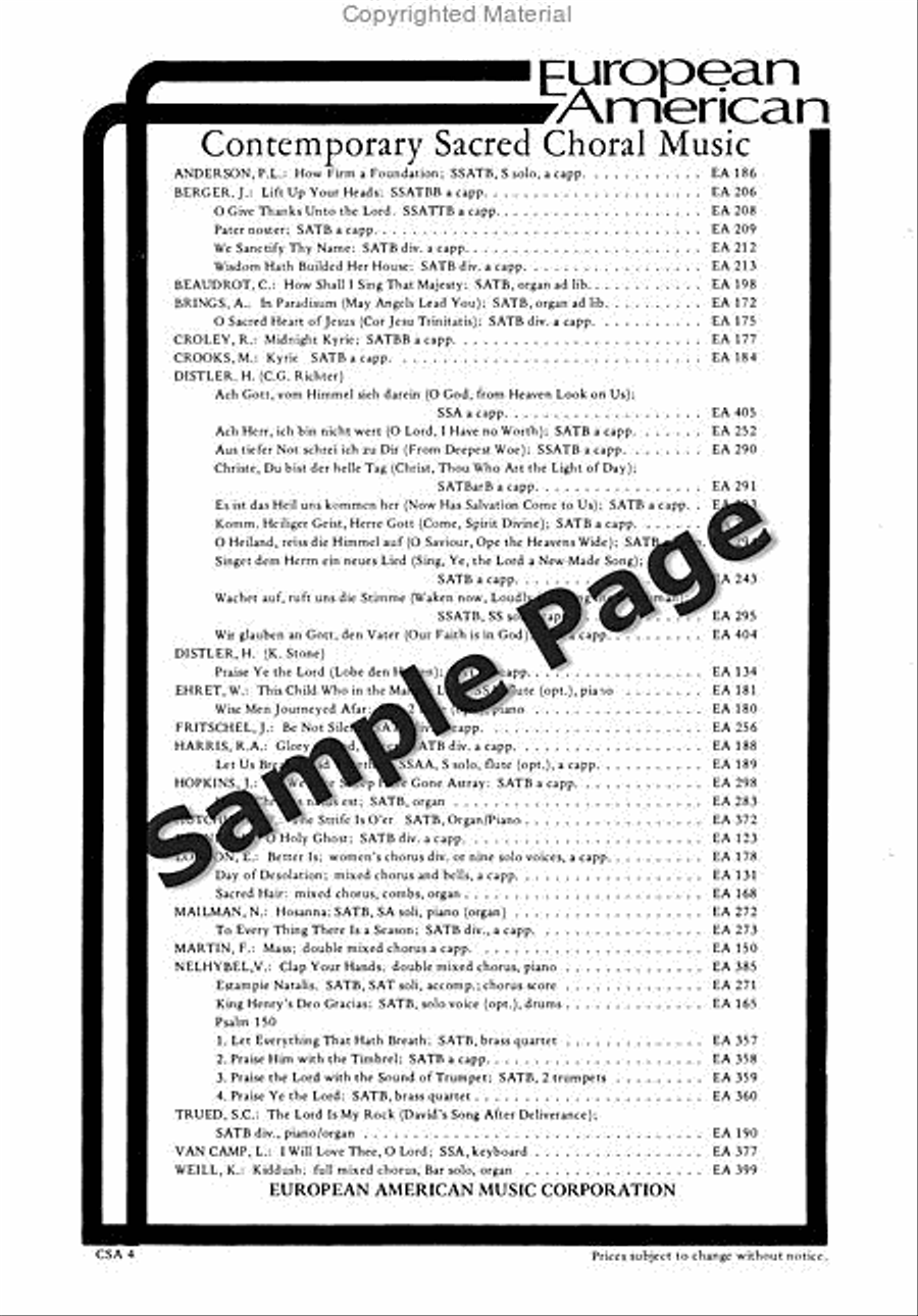 Child My Choice Child My Choice 4-Part scores gallery preview page 11
