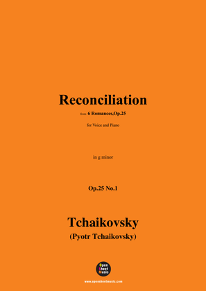 Book cover for Tchaikovsky-Reconciliation,in g minor,Op.25 No.1