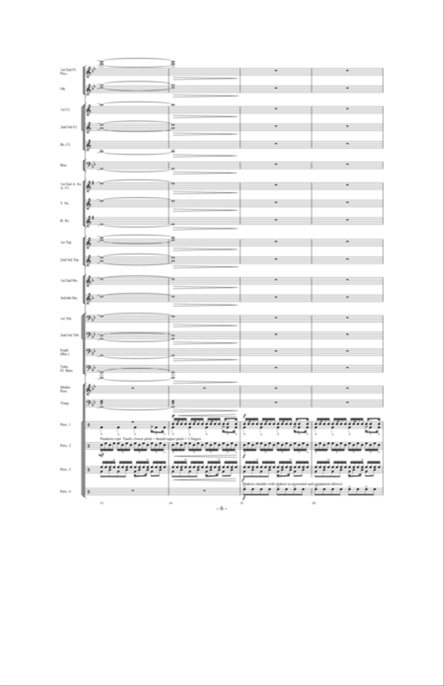 Brazil: Ceremony, Song and Samba Concert Band scores gallery preview page 5