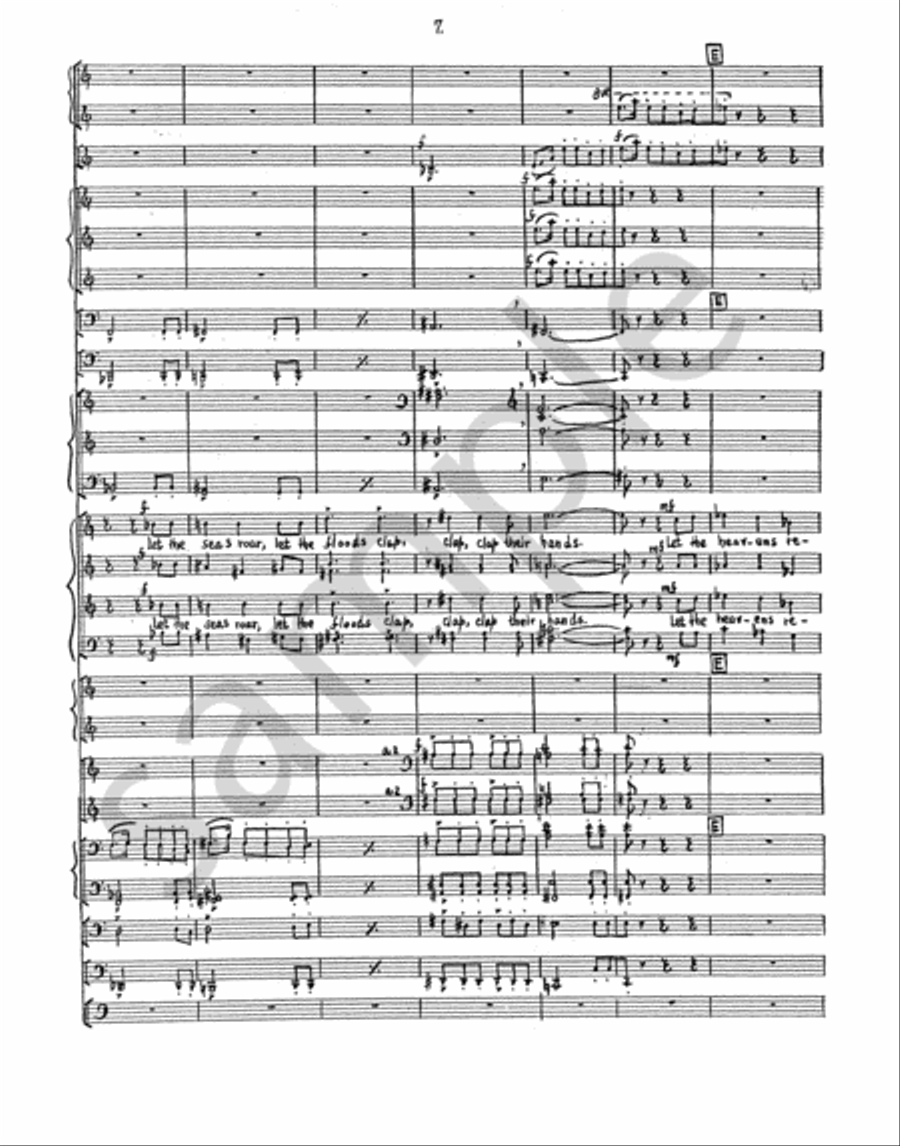 A Proclamation Choir scores gallery preview page 10