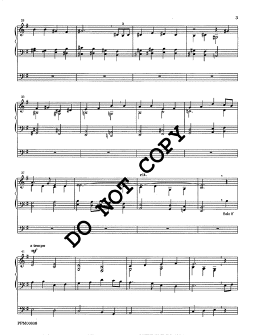 I Sing the Almighty Power of God: Organ Voluntaries on the Hymn Tunes of Ralph Vaughan Williams Volume I Organ scores gallery preview page 4