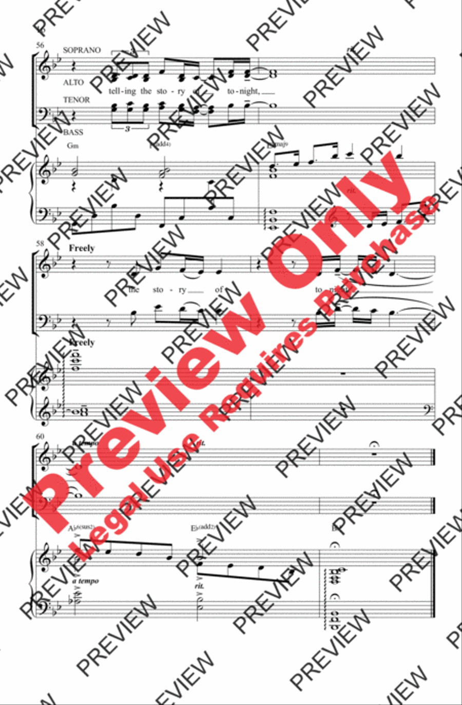 Found/Tonight 4-Part scores gallery preview page 16
