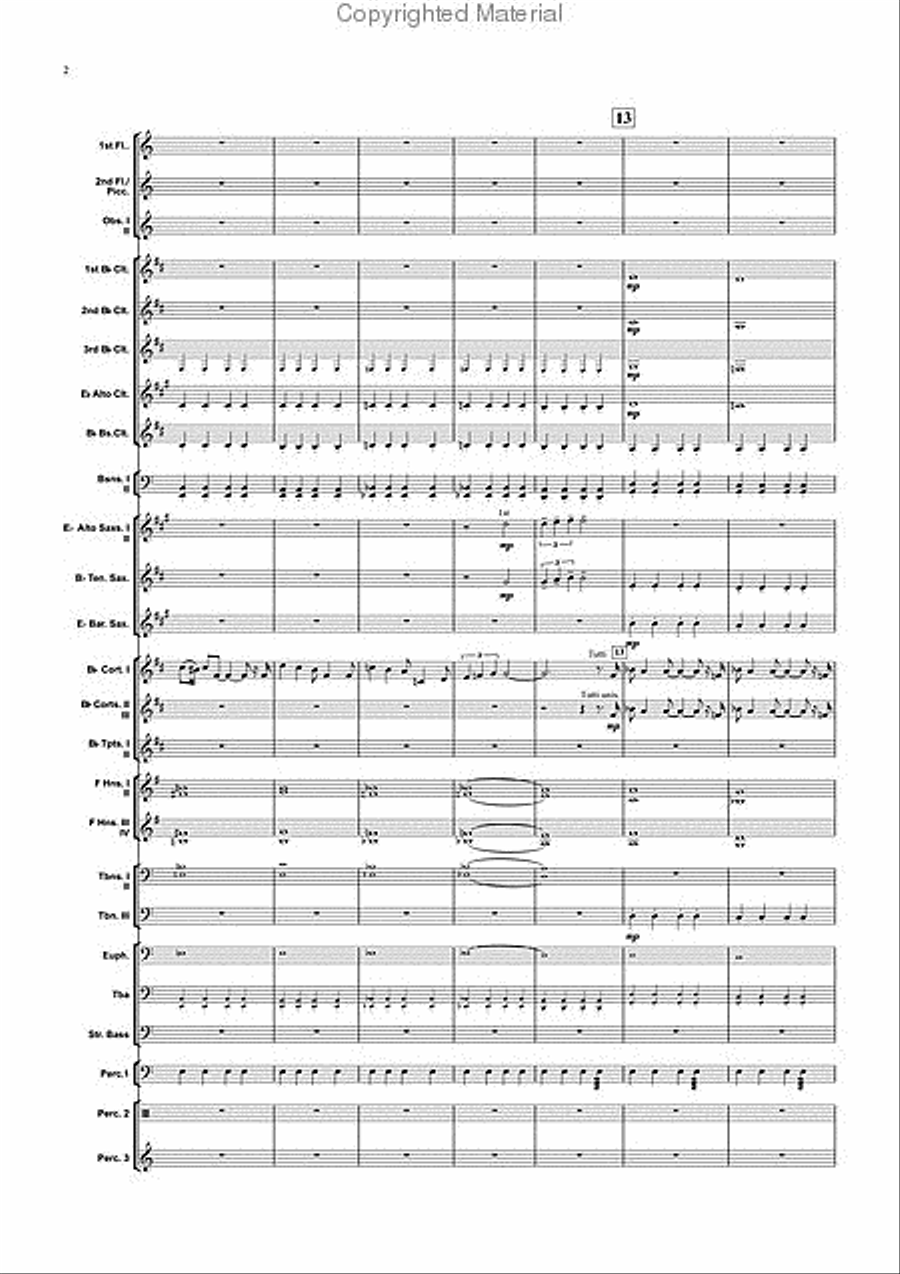 Song of Socialism from 'In the Red' Concert Band scores gallery preview page 3