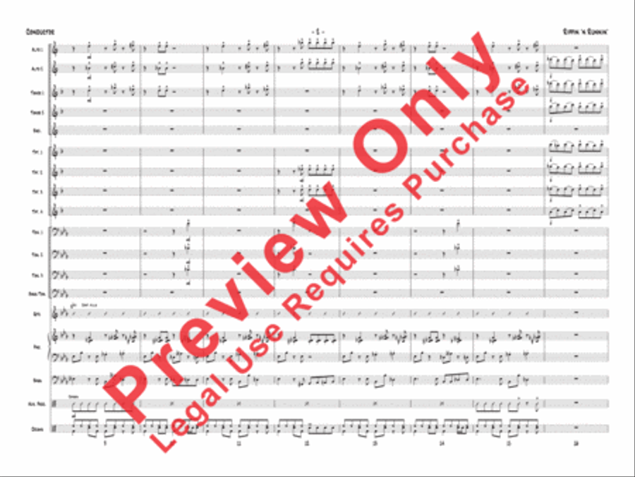 Rippin' 'n Runnin' Jazz Ensemble scores gallery preview page 3